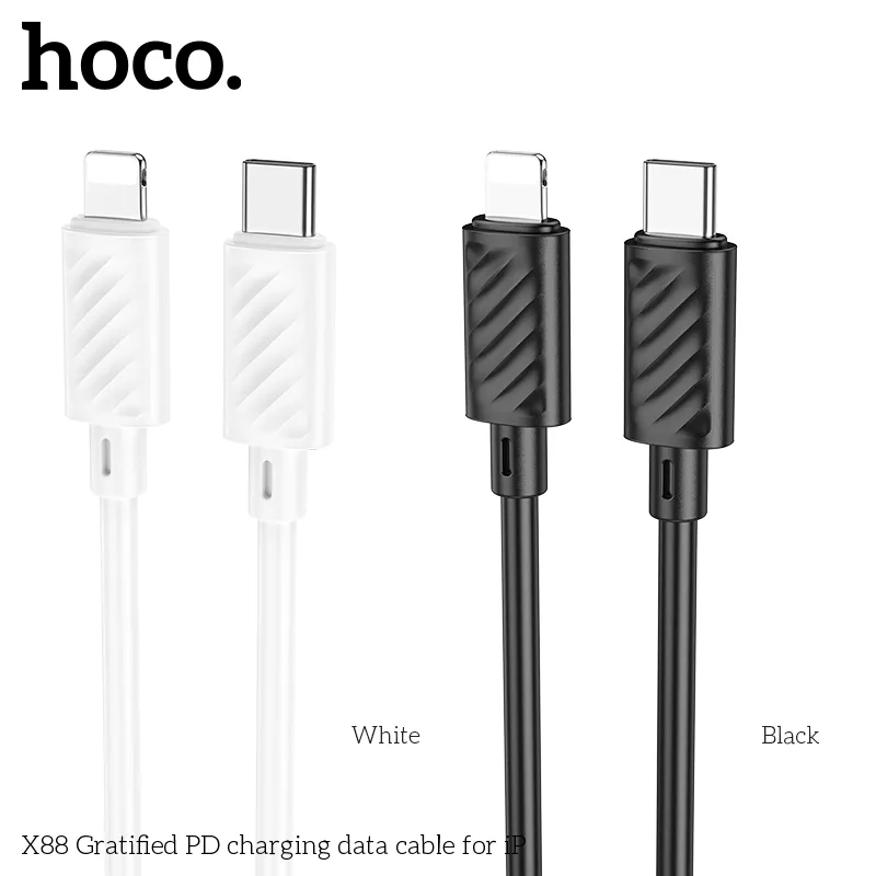 Cáp Sạc PD iP Hoco X88 Gratified Unpackaged chất lượng cao và bền bỉ