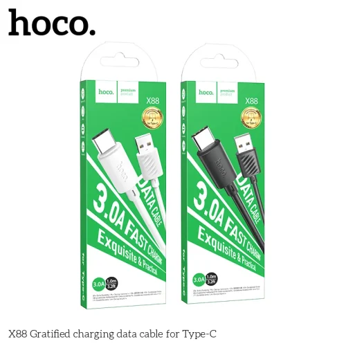 Cáp Sạc Type-C Hoco X88 Gratified Unpackaged