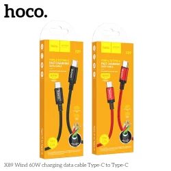 Cáp Sạc Type-C to Type-C Hoco X89 Wind 60W Unpackaged