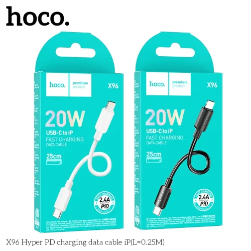 Cáp Sạc iP Hoco X96 Hyper L=0.25M