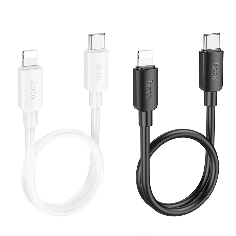Cáp Sạc PD iP Hoco X96 Hyper L=0.25M thiết kế nhỏ gọn, bền chắc, phù hợp mọi thiết bị iP