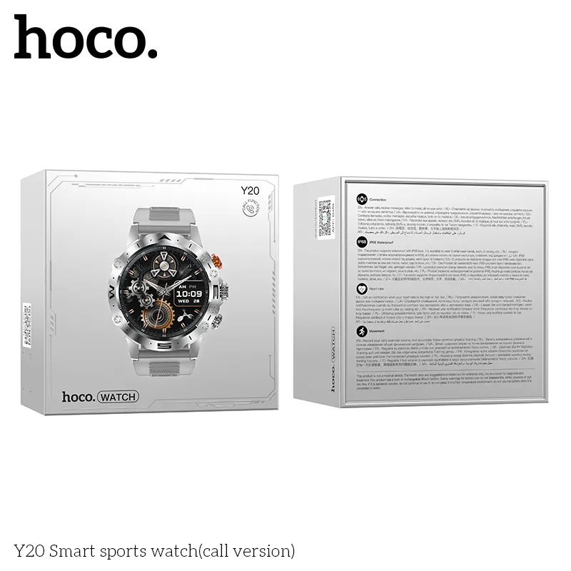 Đồng Hồ Thông Minh Hoco Y20 tính năng đa ngôn ngữ hỗ trợ 22 loại ngôn ngữ