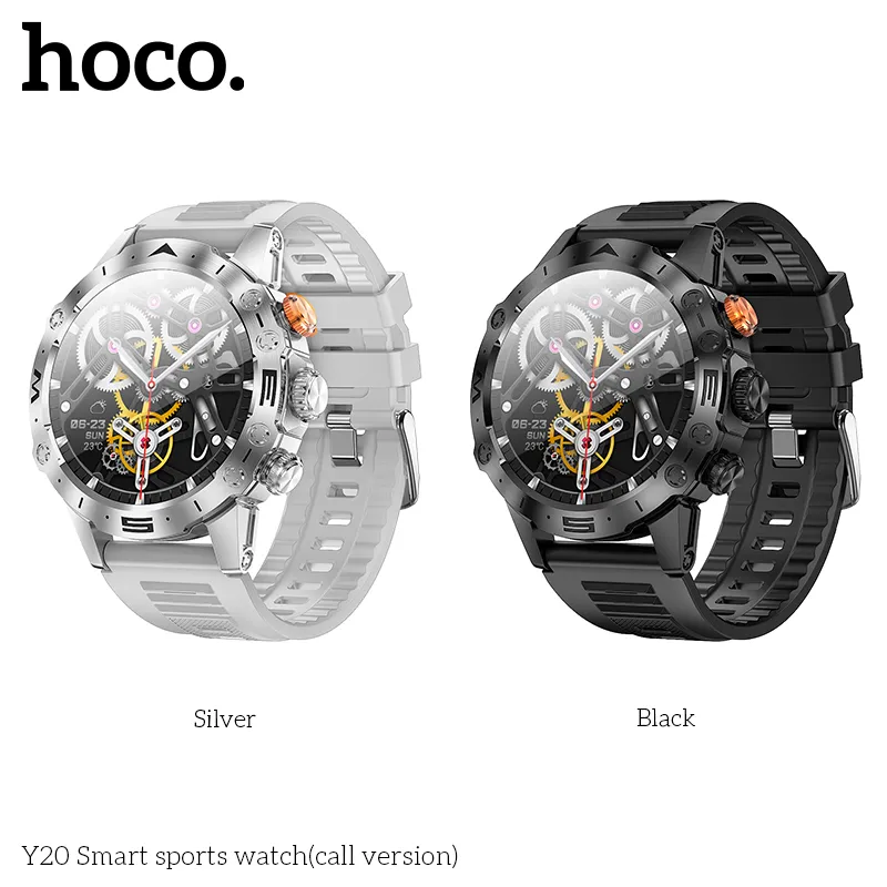 Đóng gói sản phẩm Đồng Hồ Thông Minh Hoco Y20 đầy đủ phụ kiện và bảo vệ an toàn