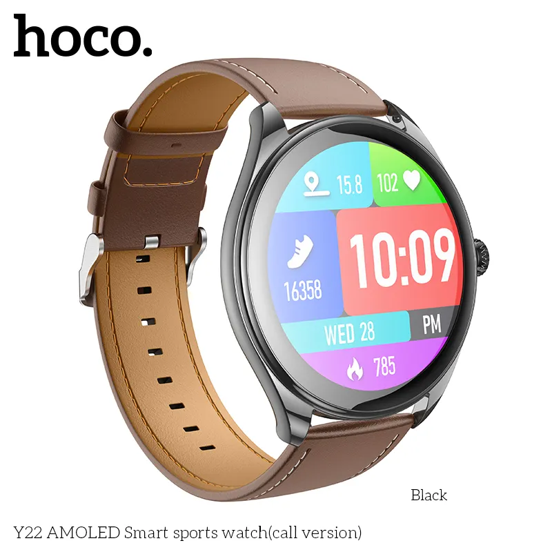 Đồng Hồ Thông Minh Hoco Y22 AMOLED phiên bản nghe gọi cao cấp
