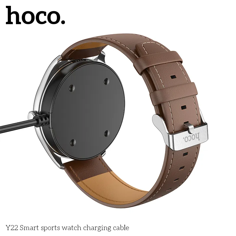 Cáp sạc Đồng Hồ Thông Minh Hoco Y22 thiết kế tiện lợi, chất liệu bền bỉ