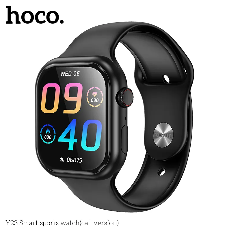 Đồng Hồ Thông Minh Hoco Y23 với thiết kế tinh tế, dây đeo thoải mái, phù hợp mọi đối tượng