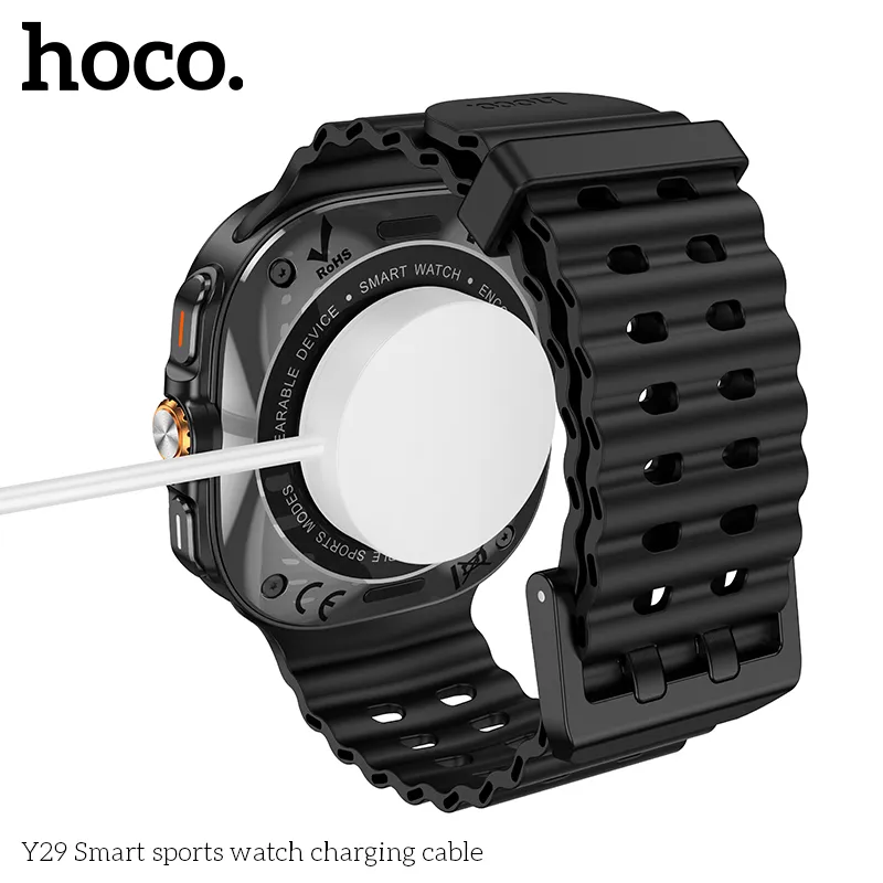 Thiết kế cáp sạc Hoco Y29 với chất liệu ABS+PVC bền chắc