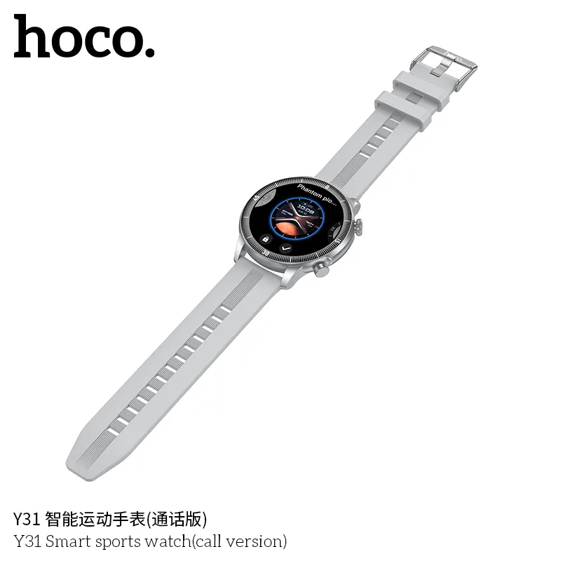 Đồng hồ thông minh Hoco Y31 phiên bản nghe gọi thiết kế hiện đại sang trọng