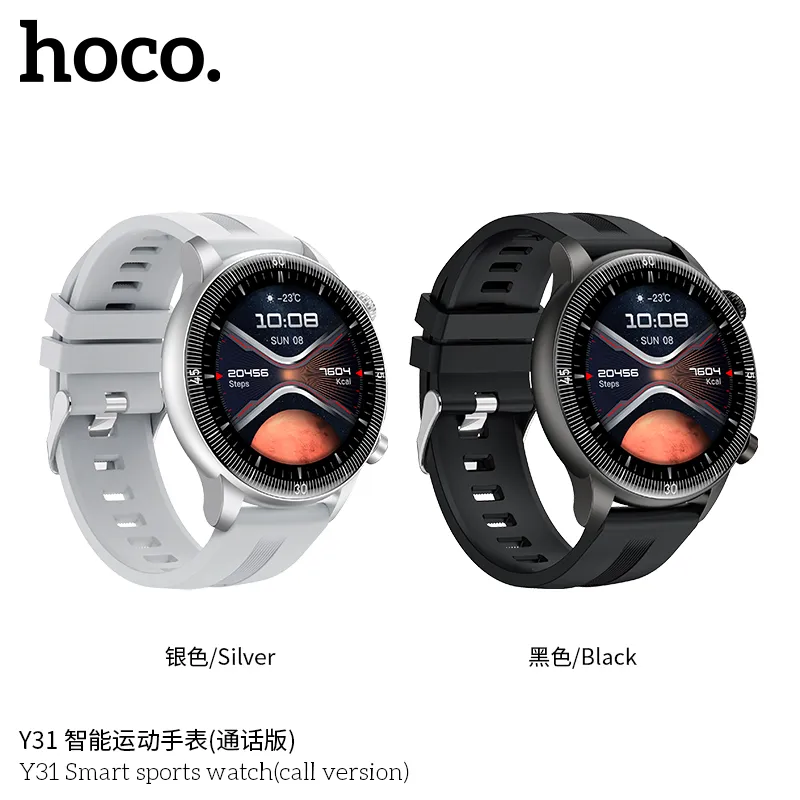 Tính năng chi tiết Hoco Y31 gồm theo dõi giấc ngủ, đẩy tin nhắn, đa ngôn ngữ 21 quốc gia