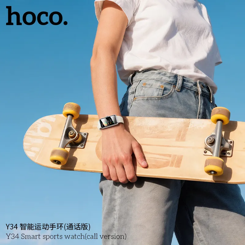 Cáp sạc Hoco Y34 kiểu dáng hiện đại, màu sắc tinh tế phù hợp mọi không gian