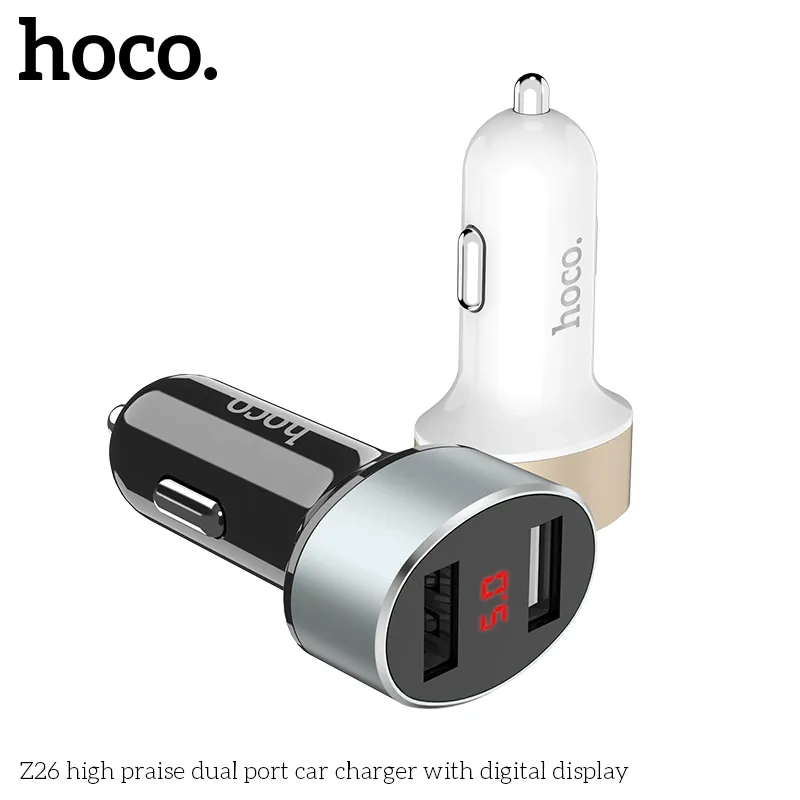 Công năng sạc nhanh USB kép với màn hình LED đỏ rõ nét