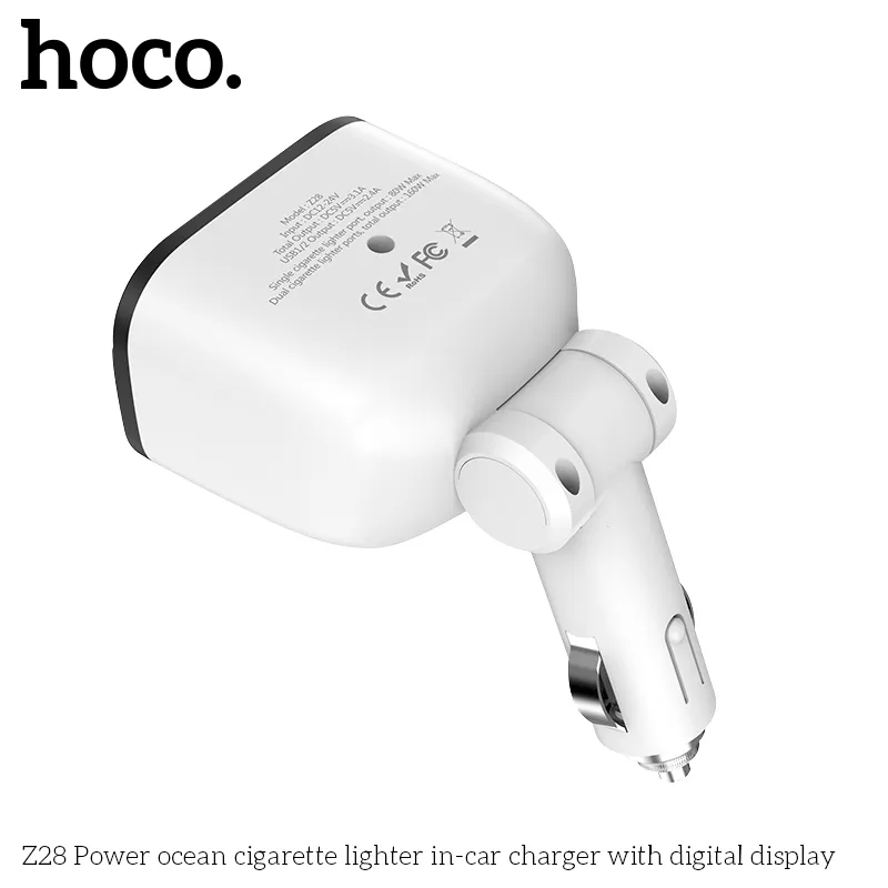 Tẩu Sạc Ô tô Hoco Z28 Power Ocean công suất cao, hỗ trợ sạc nhanh tối đa 160W
