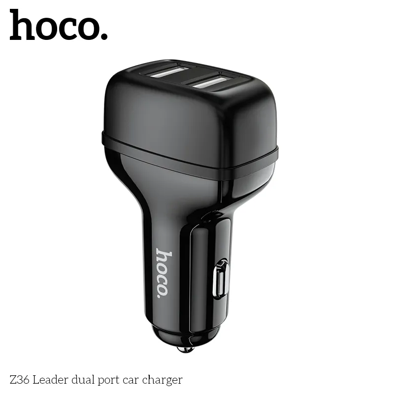 Tẩu sạc ô tô Hoco Z36 Leader thiết kế nhỏ gọn, hiệu suất ổn định