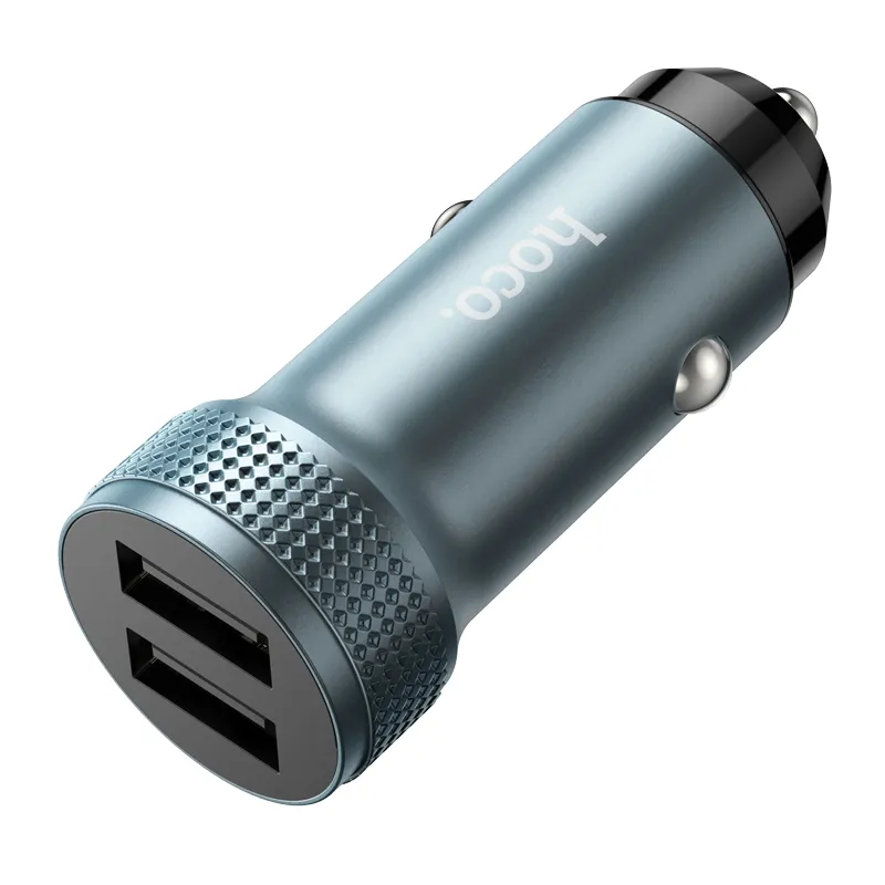 Tẩu Sạc Hoco Z49 Level chất liệu hợp kim nhôm ABS bền bỉ