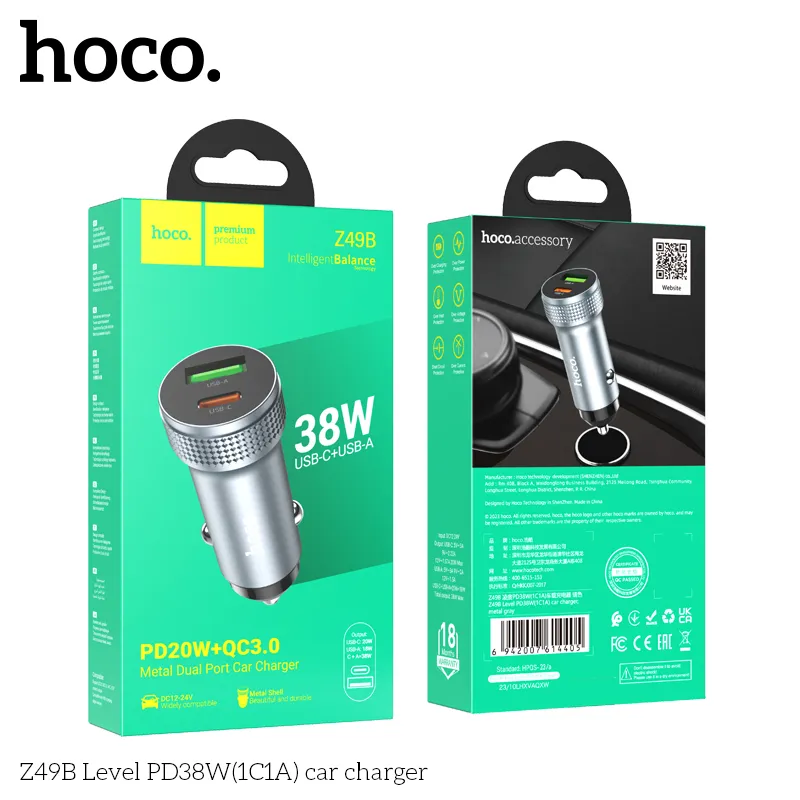 Đóng gói chắc chắn, gọn nhẹ, bảo vệ tốt sản phẩm Hoco Z49B