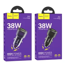 Tẩu Sạc Ô tô Hoco Z52 Spacious PD38W