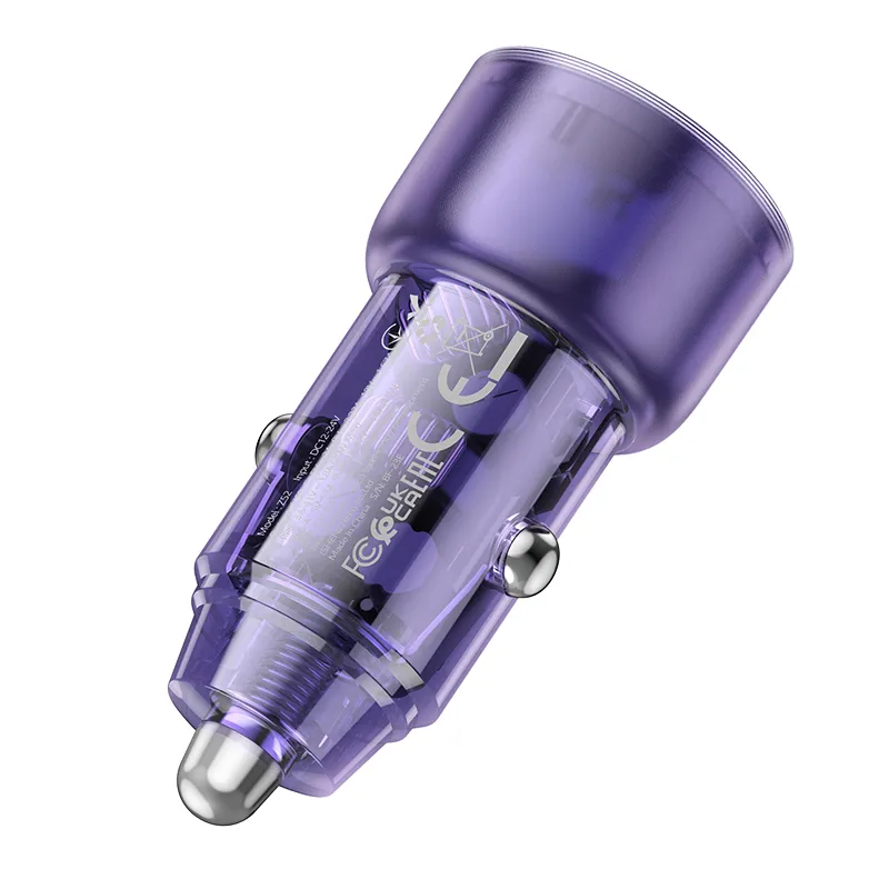 Tẩu Sạc Ô tô Hoco Z52 Spacious PD38W tích hợp cổng Type-C và USB-A đa năng