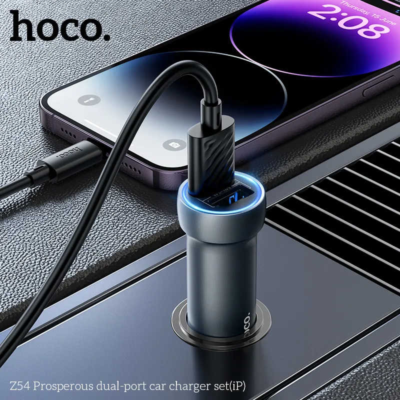 Công năng sạc nhanh 2 cổng USB hỗ trợ sạc đồng thời hiệu quả cao