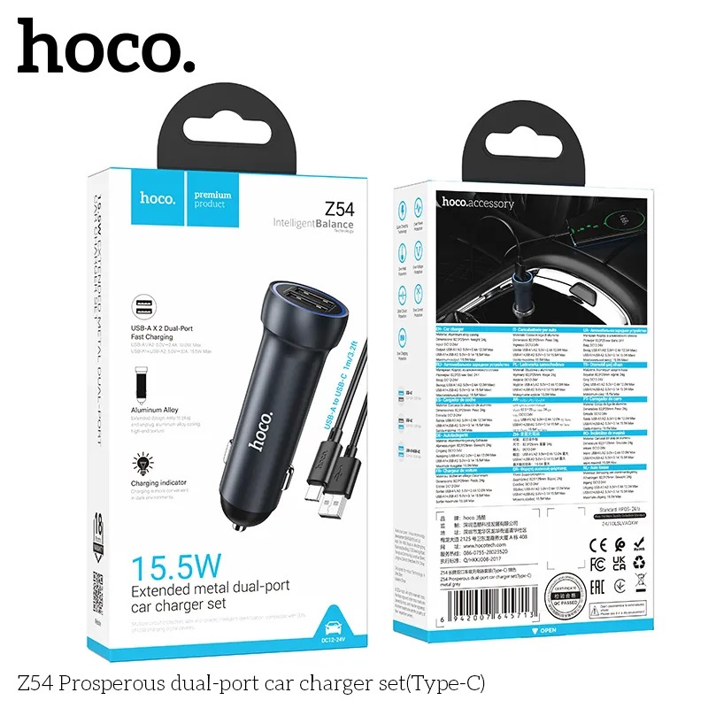 Trải nghiệm sạc nhanh, ổn định với Hoco Z54 Prosperous
