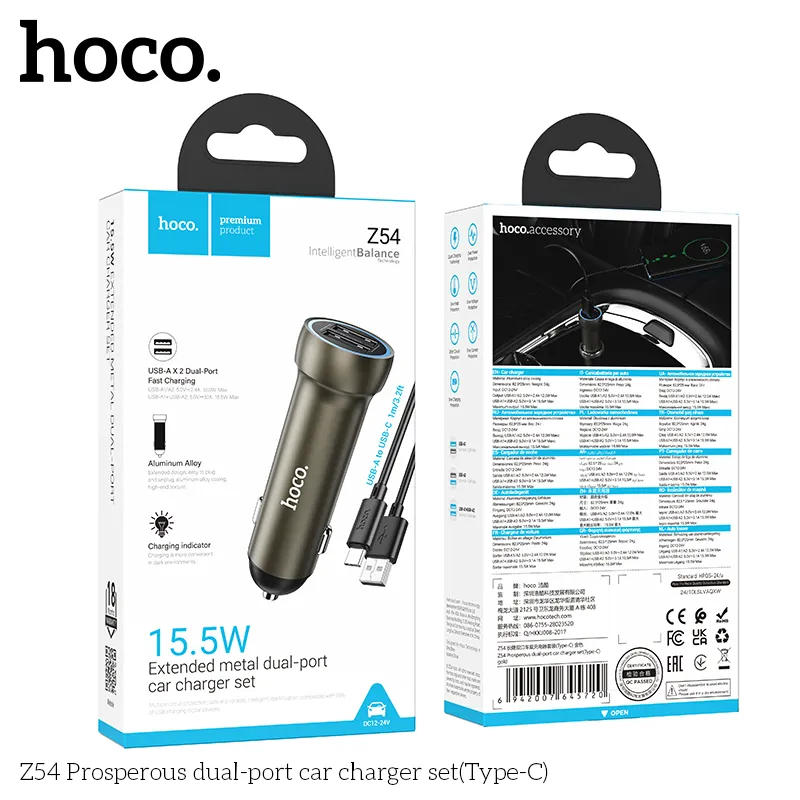 Tính năng đầu ra USB-A1/A2 5V/2.4A, combo 2 cổng tối ưu
