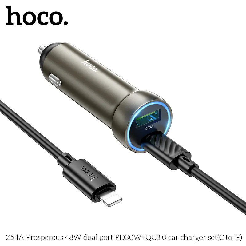 Công suất 48W gồm USB-C 30W và USB-A 18W sạc nhanh