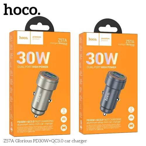 Tẩu Sạc Ô tô Hoco Z57A Glorious PD30W+QC3.0