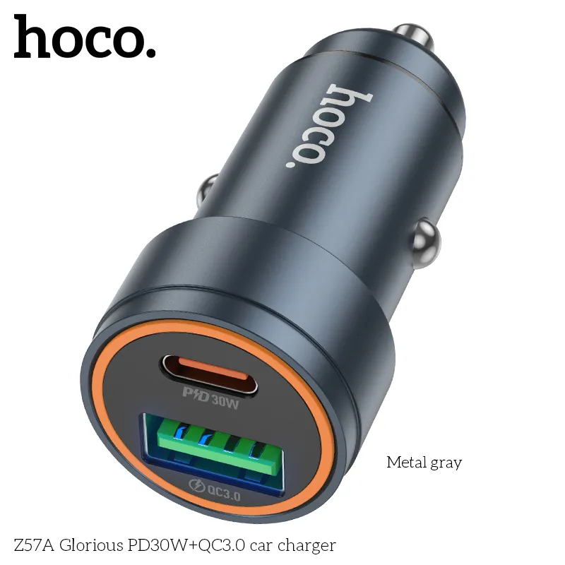 Tính năng chi tiết của tẩu sạc gồm 2 cổng USB-C và USB-A đa năng