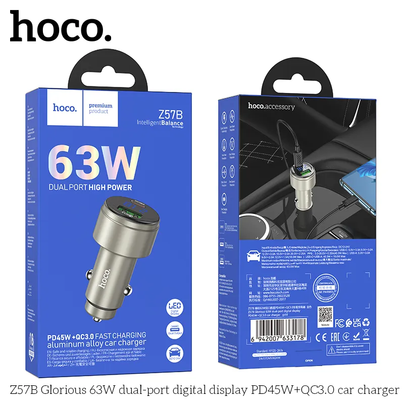Trải nghiệm người dùng tẩu sạc Hoco Z57B mượt mà với đa cổng tiện lợi
