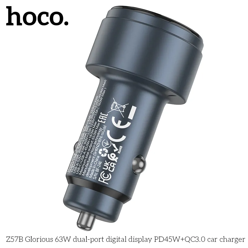 Thương hiệu Hoco nổi tiếng với sản phẩm tẩu sạc ô tô chất lượng cao