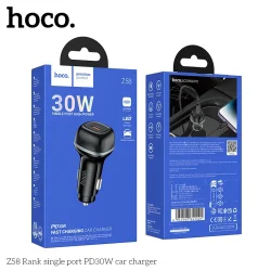 Tẩu Sạc Ô tô Hoco Z58 Rank PD30W