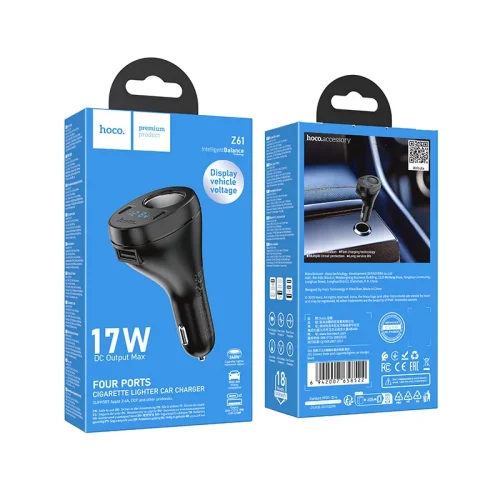Tẩu Sạc Ô tô Hoco Z61 Correct