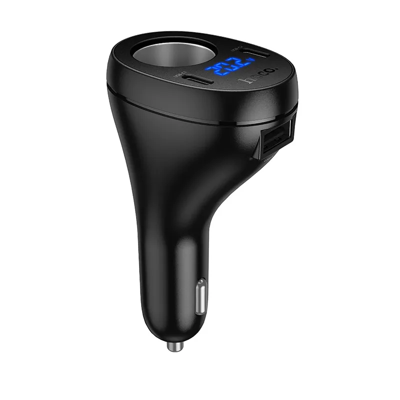 Tẩu Sạc Ô tô Hoco Z61 Correct thiết kế nhỏ gọn, tiện dụng cho xe hơi