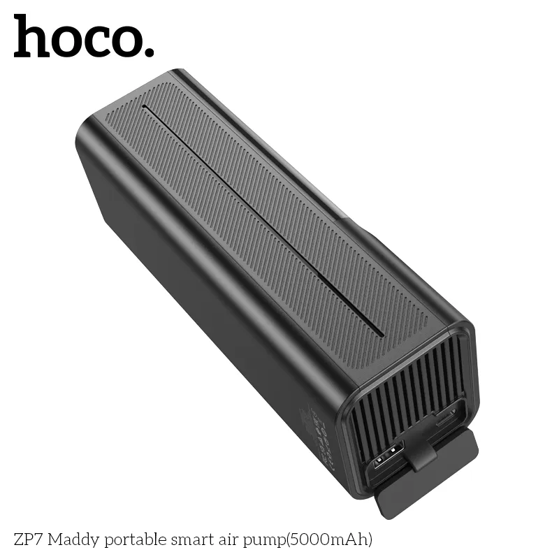 ZP7 Máy bơm khí thông minh di động Maddy (5000mAh) thiết kế gọn nhẹ tiện lợi